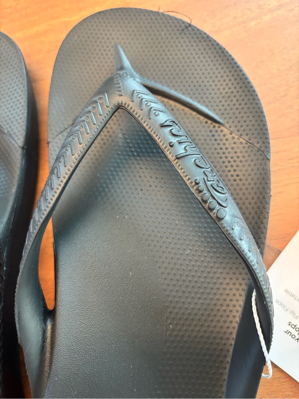 Archies Arch Support Sandals Flip-Flops – Black Men’s 9 Women’s 10 ( EU 43 ) - Picture 2 of 8